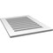 Ekena Millwork Vertical Surface Mount PVC Gable Vent: Functional, w/ 3-1/2"W x 1"P Standard Frame, 24"W x 32"H GVPVE24X3201SF - alternate 2